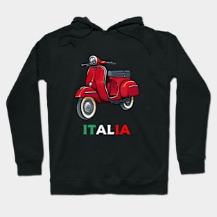 Italy Classic Vespa Scooter Moped Bike Retro Love Vintage Hoodie